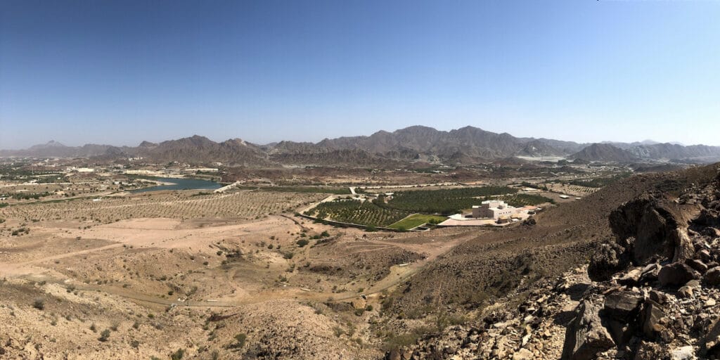 Tolle Aussicht auf die Hatta Ebene