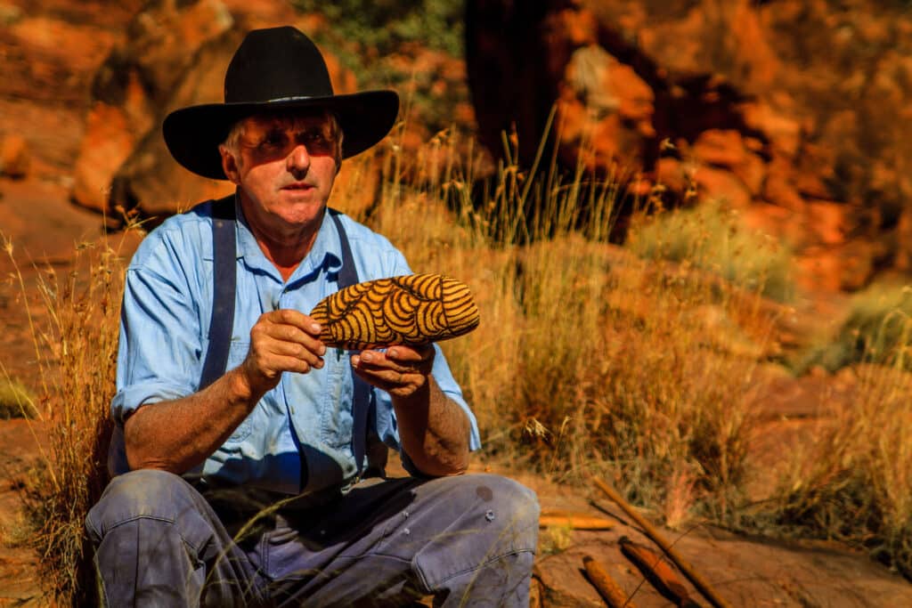 Australier im Outback