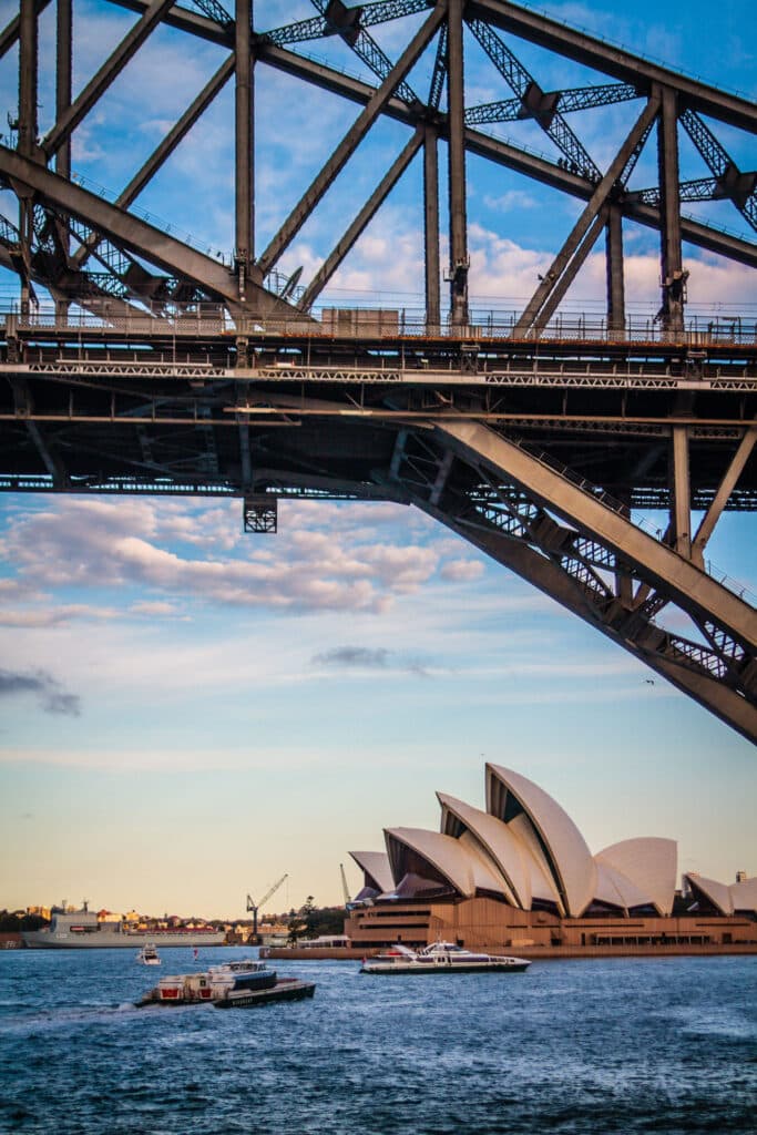 Sydney Oper und Harbour Bridge