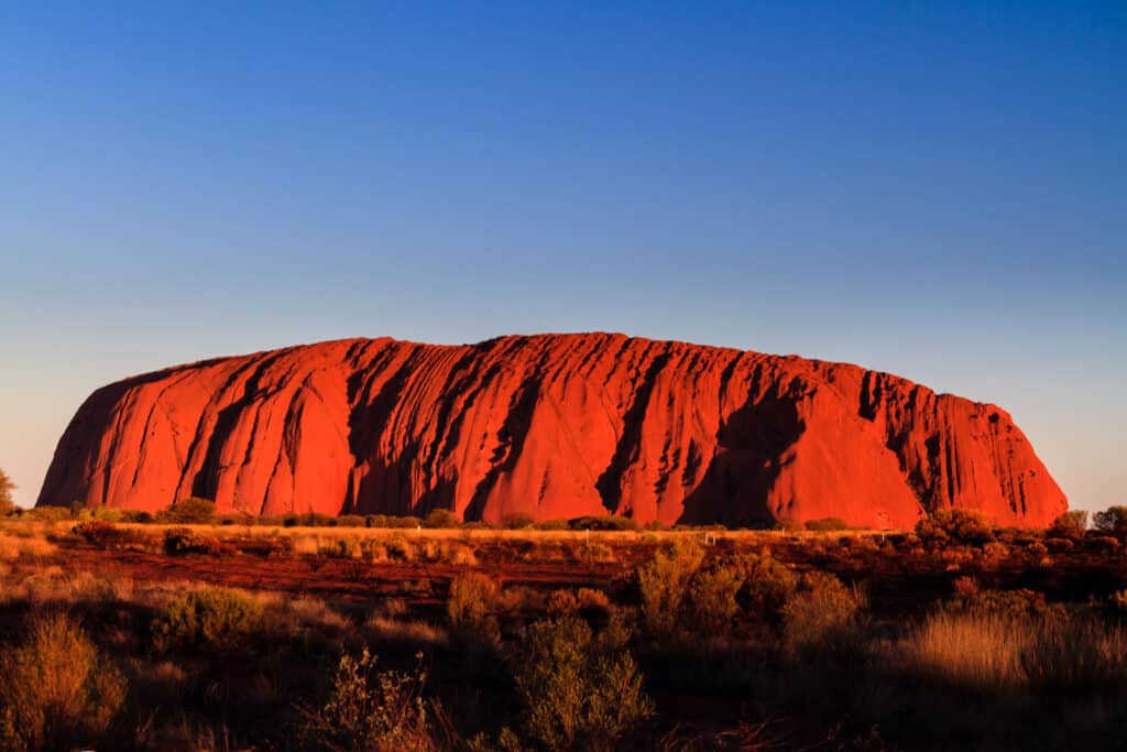 Uluru AyersRock Sonnenaufgang