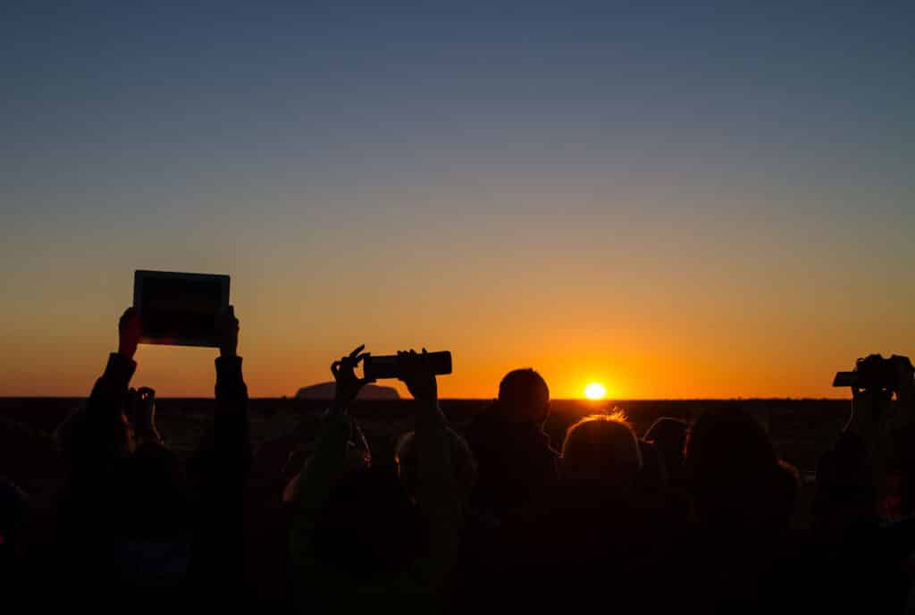 Uluru AyersRock Sonnenaufgang